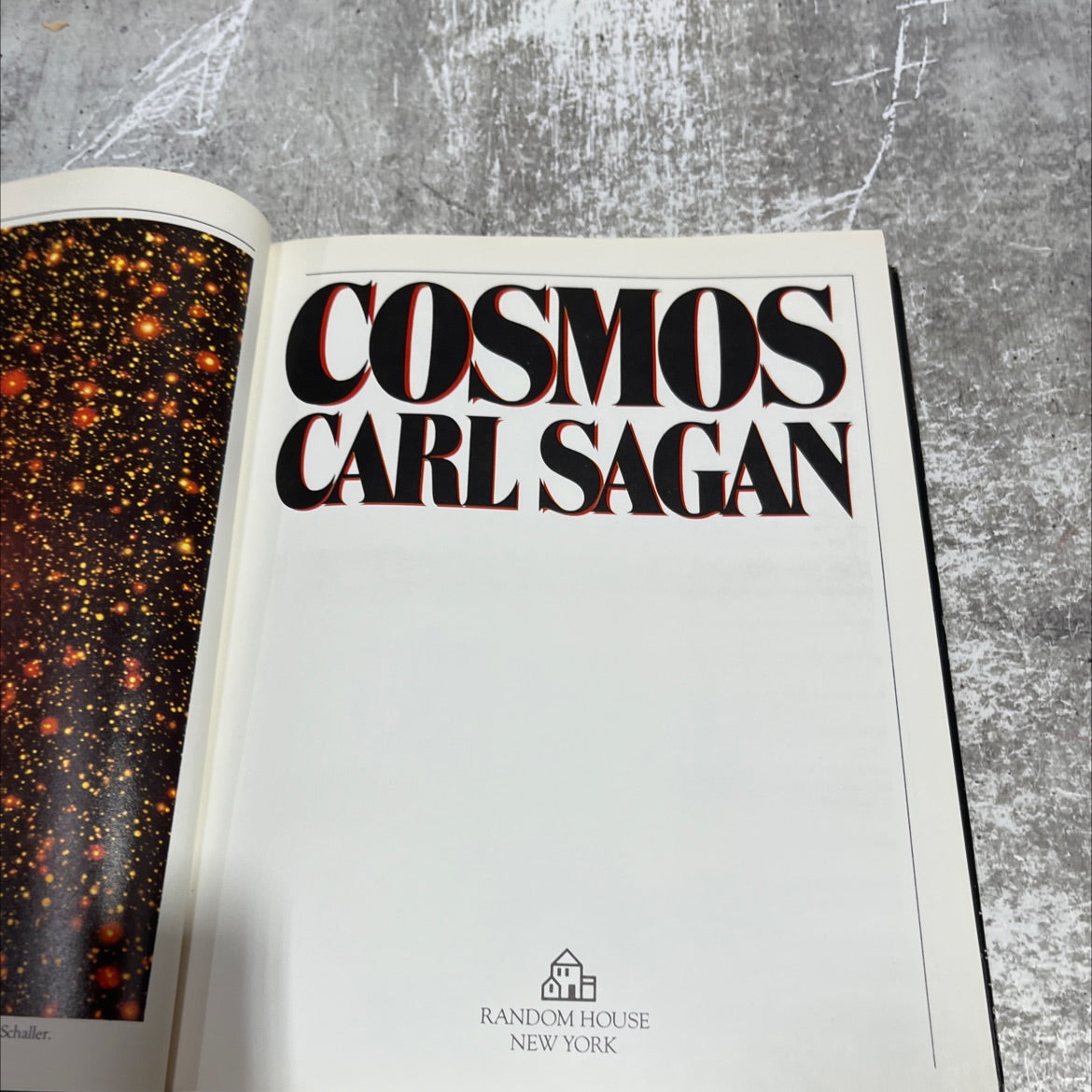 cosmos book, by Carl Sagan, 1980 Hardcover image 2