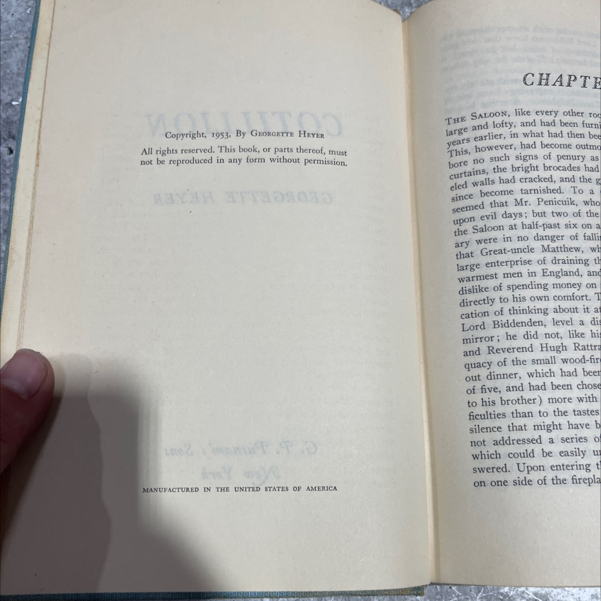cotillion book, by georgette heyer, 1953 Hardcover image 3