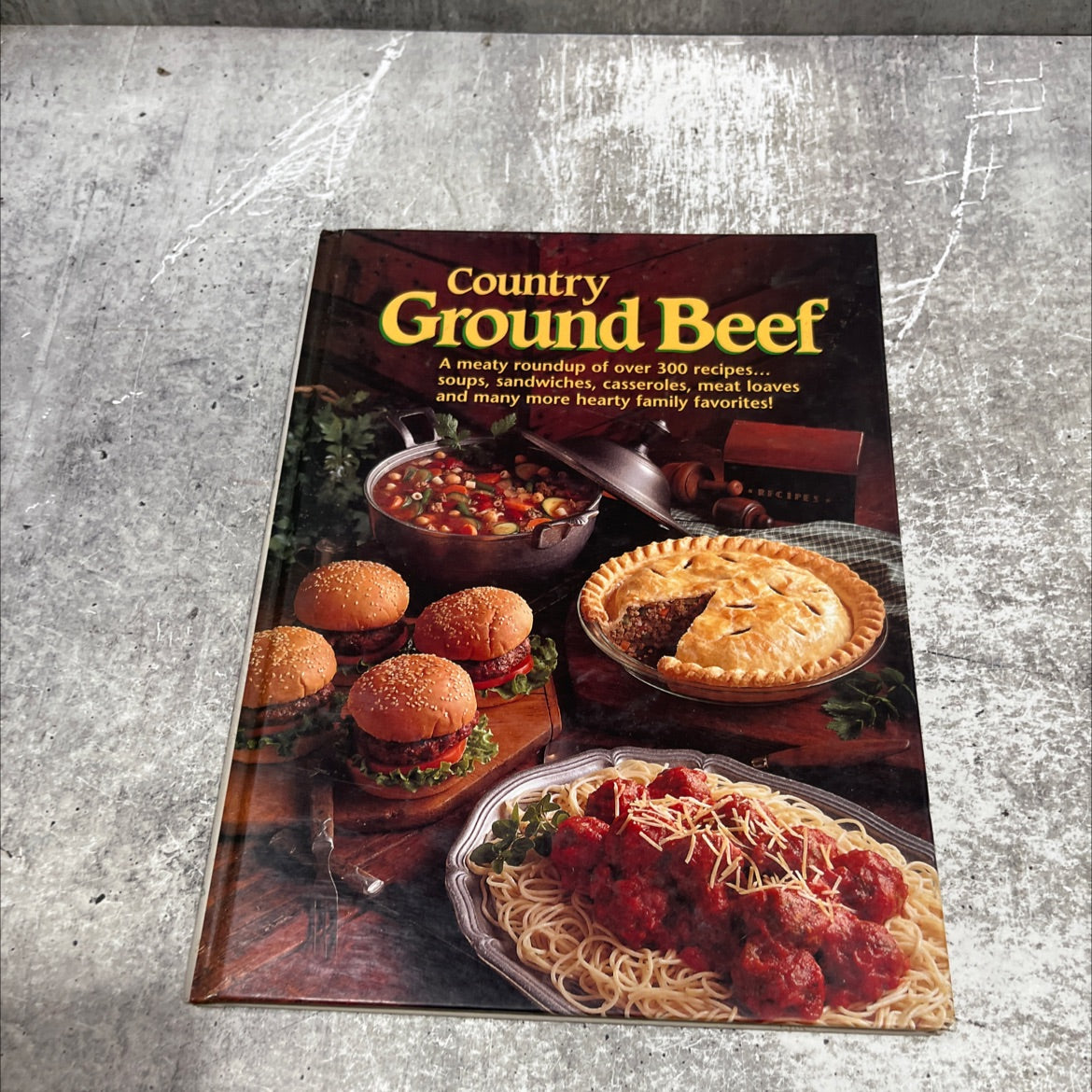 country ground beef book, by unknown, 1993 Hardcover image 1
