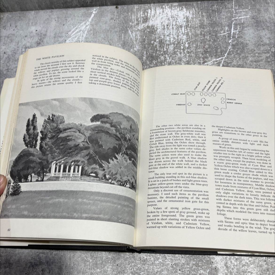 course in beginning oil painting book, by Olle Nordmark, 1960 Hardcover image 4