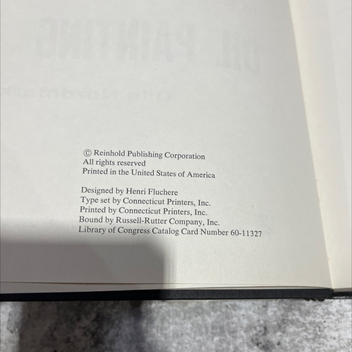 course in beginning oil painting book, by Olle Nordmark, 1960 Hardcover image 3