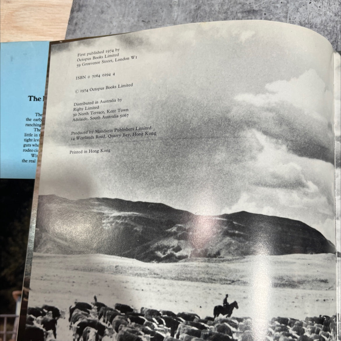 cowboys the real story of cowboys and cattlemen book, by Royal B. Hassrick, 1974 Hardcover image 3