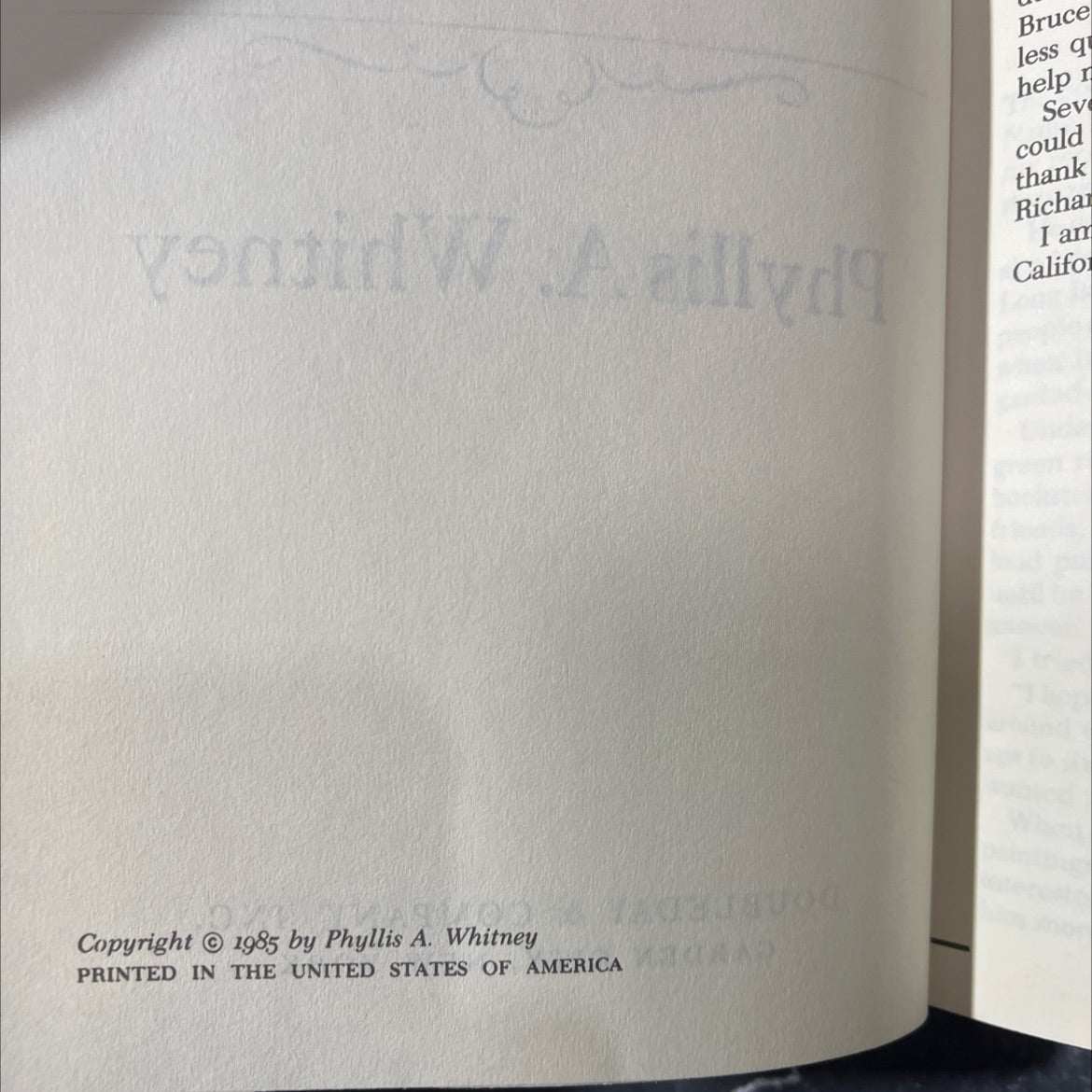 cp dream ledc ents of orchids book, by Phyllis A. Whitney, 1985 Hardcover image 3