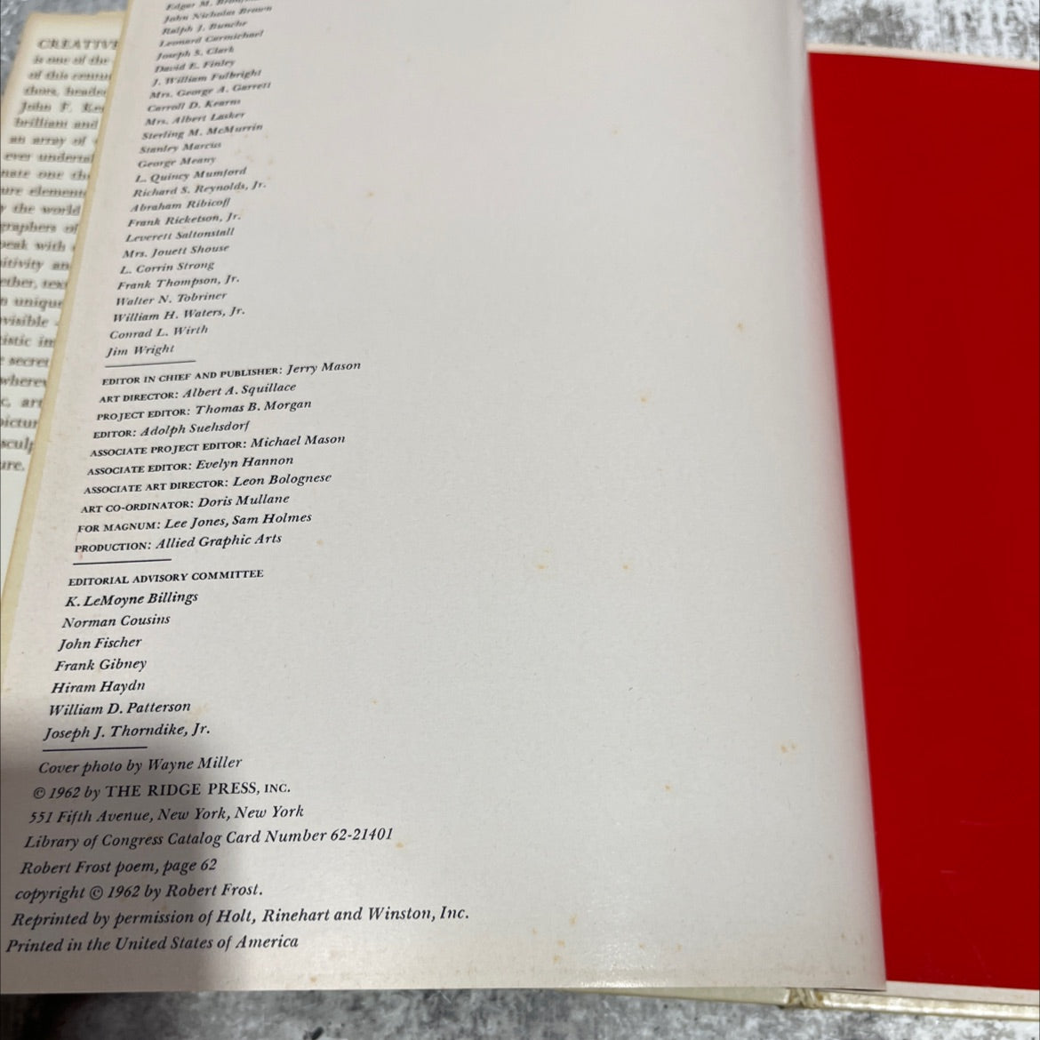 creative america book, by unknown, 1962 Hardcover image 3