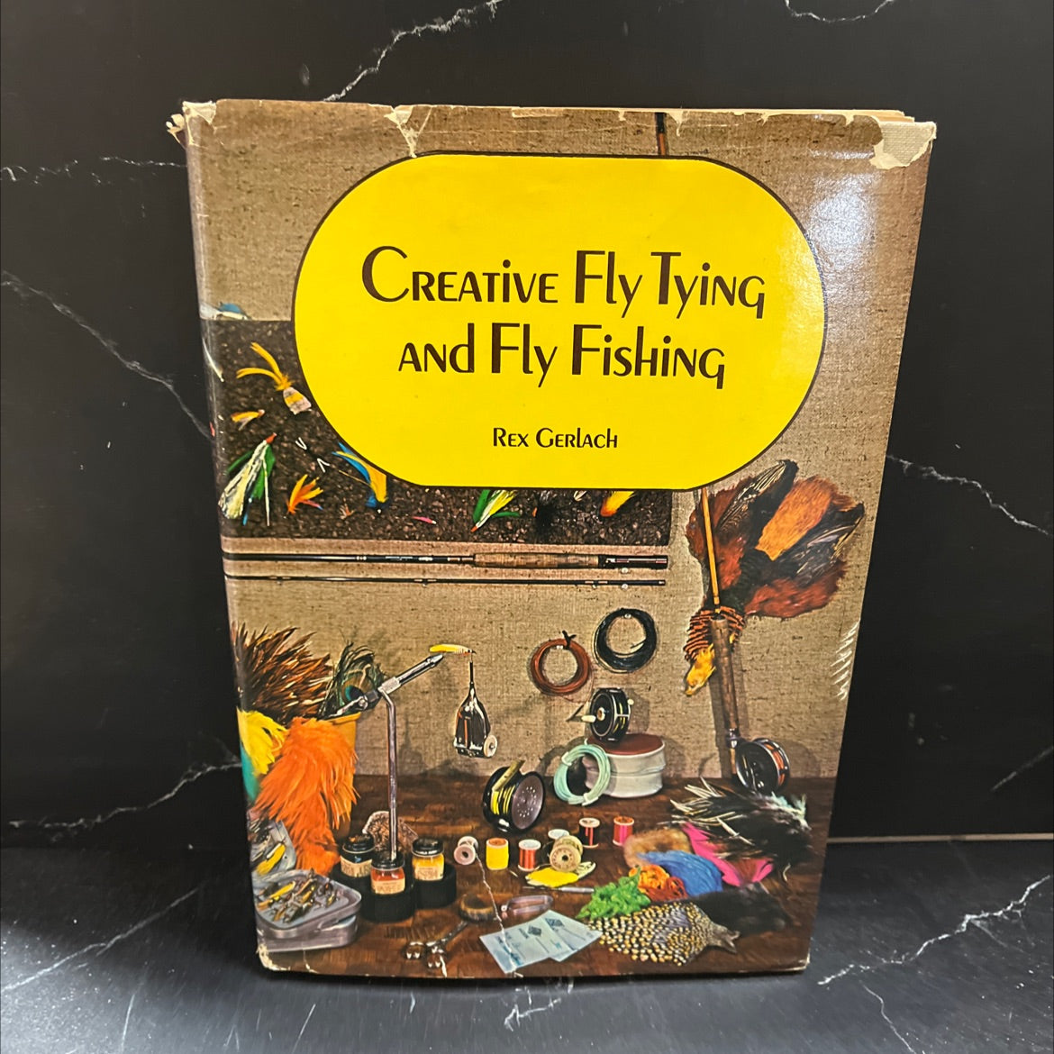 creative fly tying and fly fishing book, by rex gerlach, 1974 Hardcover image 1