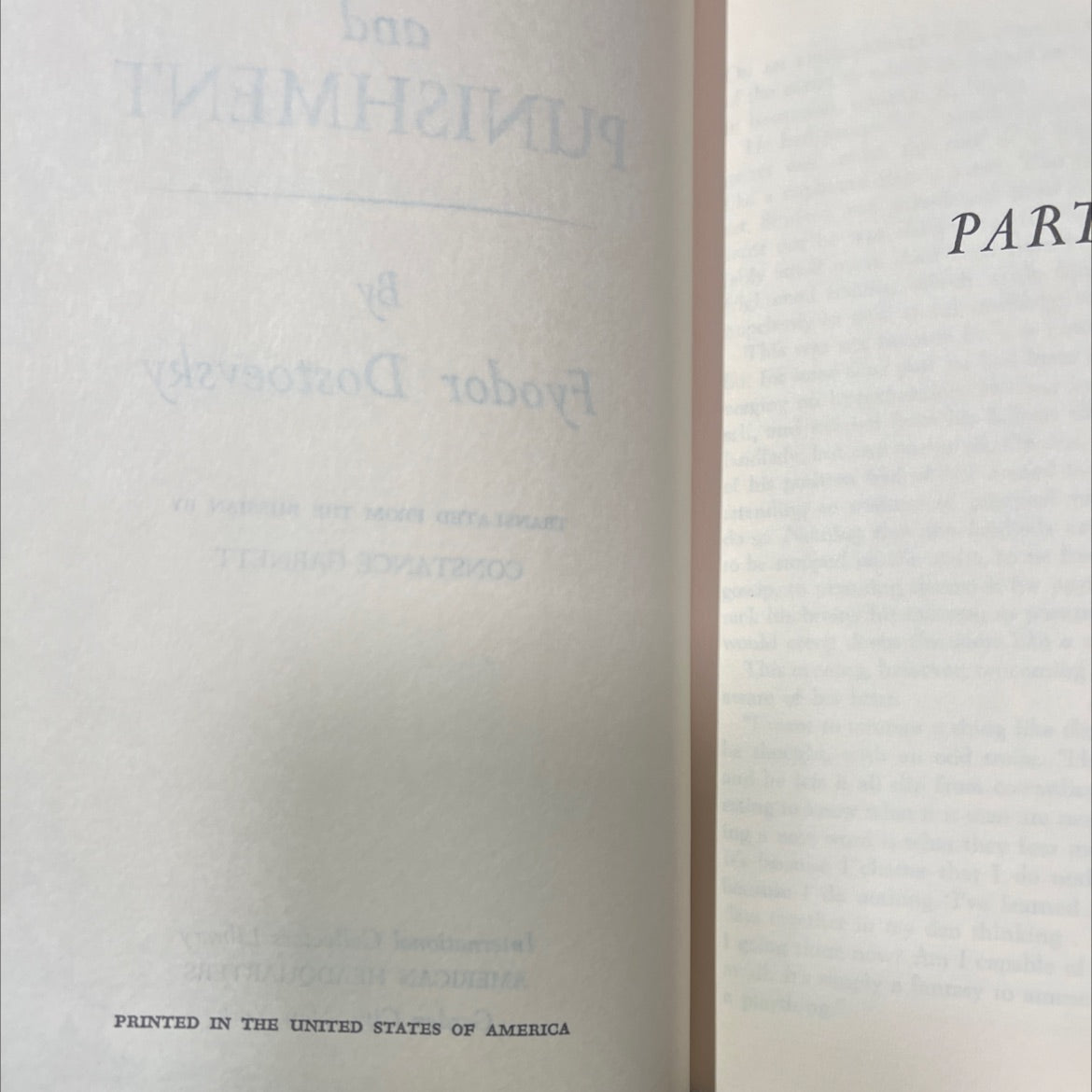 crime and punishment book, by fyodor dostoevsky, 1970 Leather image 3