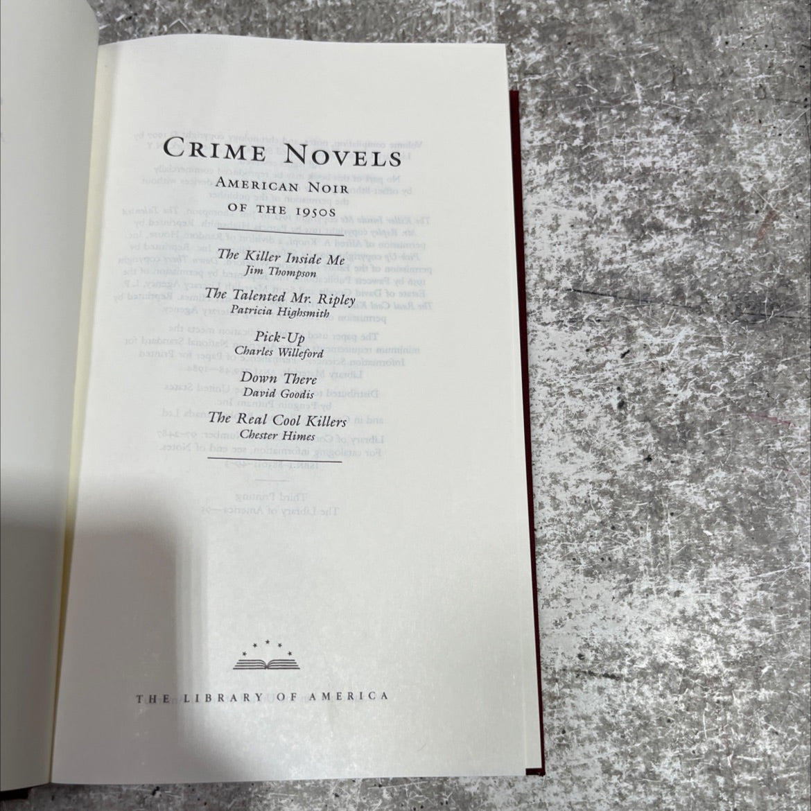 crime novels american noir of the 1950s book, by yd baininqal, 1997 Hardcover image 2