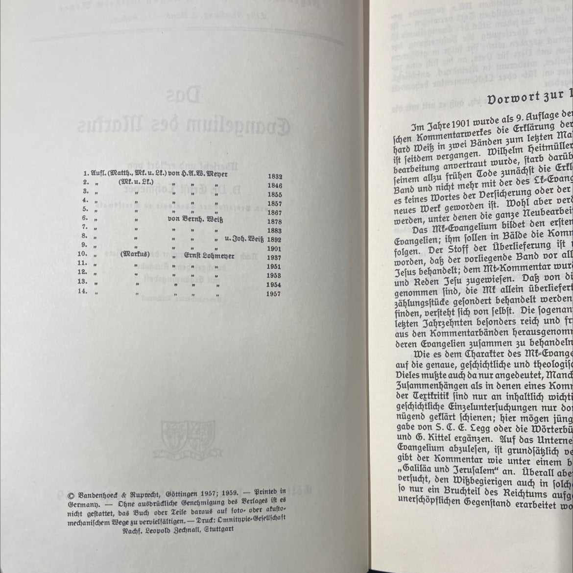 critical-critical commentary on the new testament book, by Heinrich August Wilhelm Meyer, D. Dr. Ernst Lohmeyer, 1959 image 3