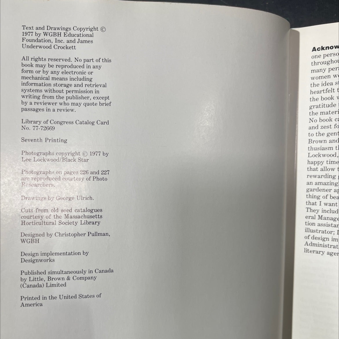 crockett's victory garden book, by james underwood crockett, 1977 Hardcover image 3