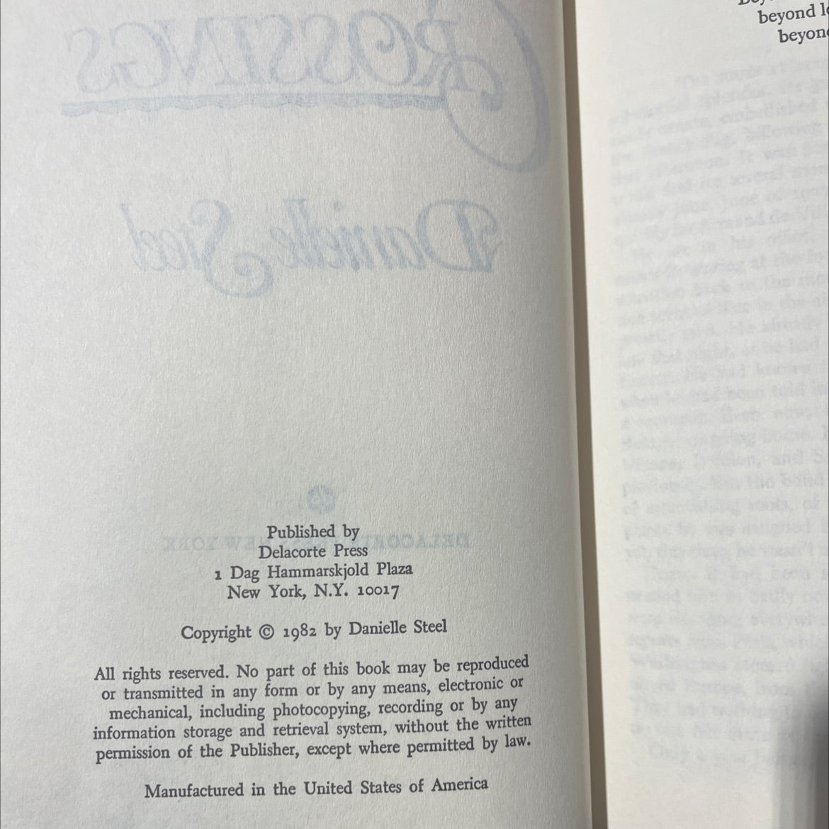crossings book, by Danielle Steel, 1970 Hardcover image 4