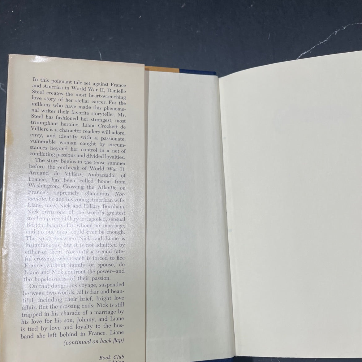 crossings book, by danielle steel, 1982 Hardcover image 4