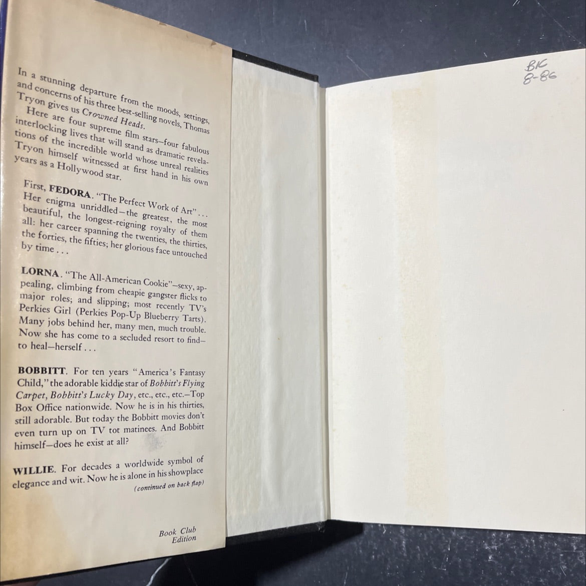 crowned heads book, by thomas tryon, 1976 Hardcover image 4