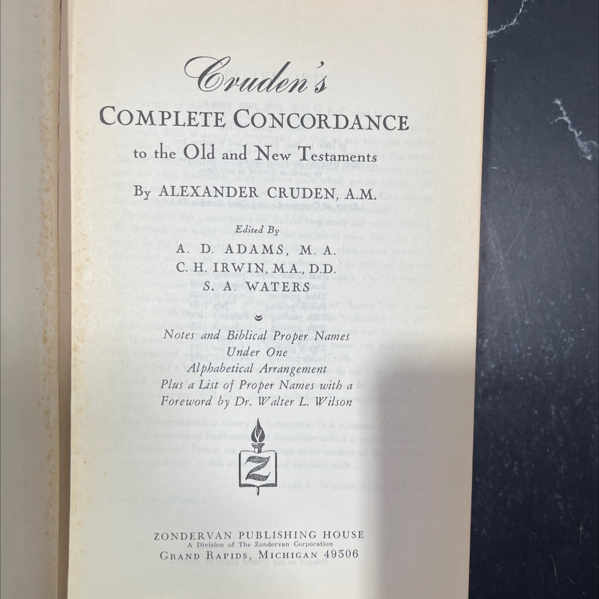 cruden's complete concordance to the old and new testaments book, by alexander cruden, a.m., 1970 Hardcover image 2