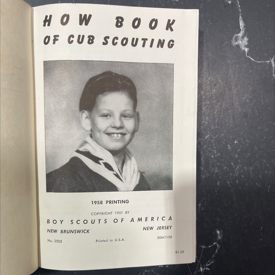 cub scouting boy book, by unknown, 1958 Hardcover image 2