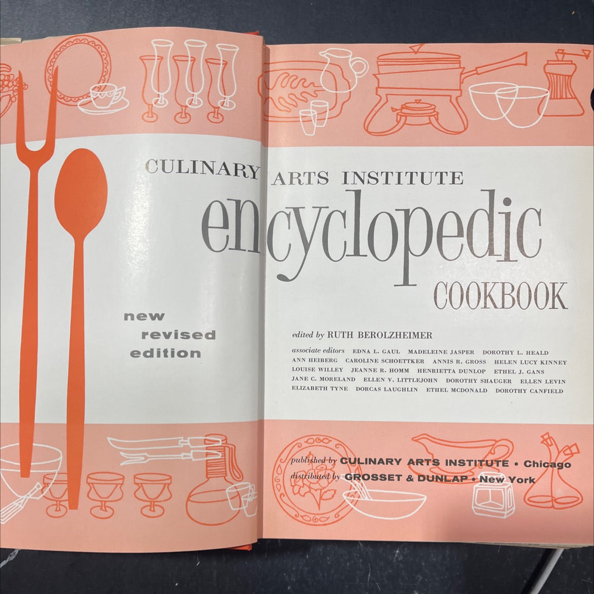culinary arts institute encyclopedic cookbook new revised edition book, by ruth berolzheimer, 1962 Hardcover image 2