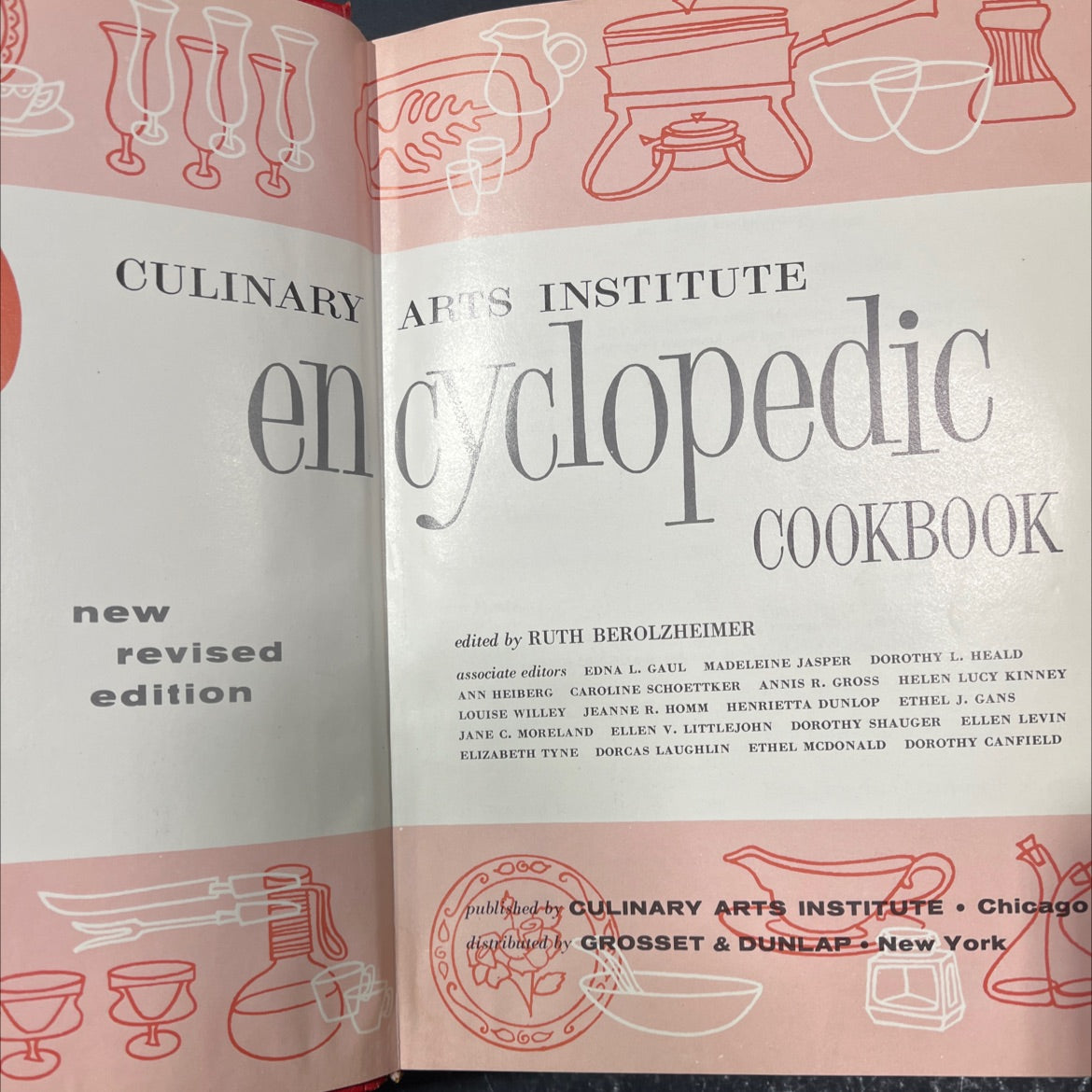 culinary arts institute encyclopedic cookbook new revised edition book, by ruth berolzheimer, 1976 Hardcover image 2