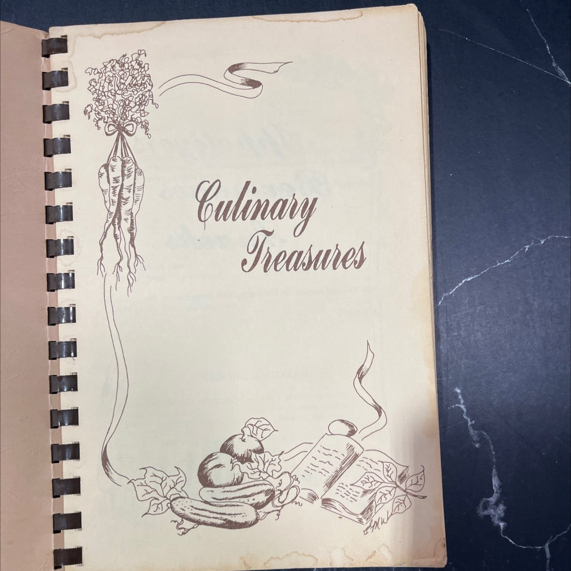 culinary treasures book, by unknown, 1970 Paperback image 3