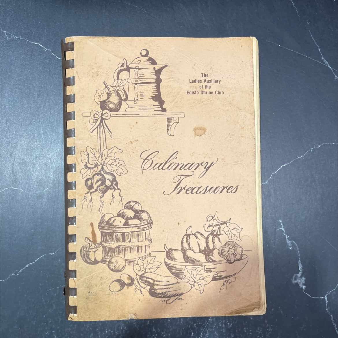 culinary treasures book, by unknown, 1970 Paperback image 1