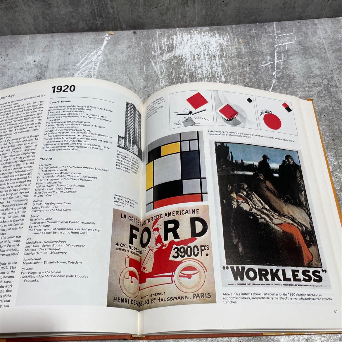 cultural calendar of the twentieth century book, by Edward Lucie-Smith, 1979 Hardcover image 4