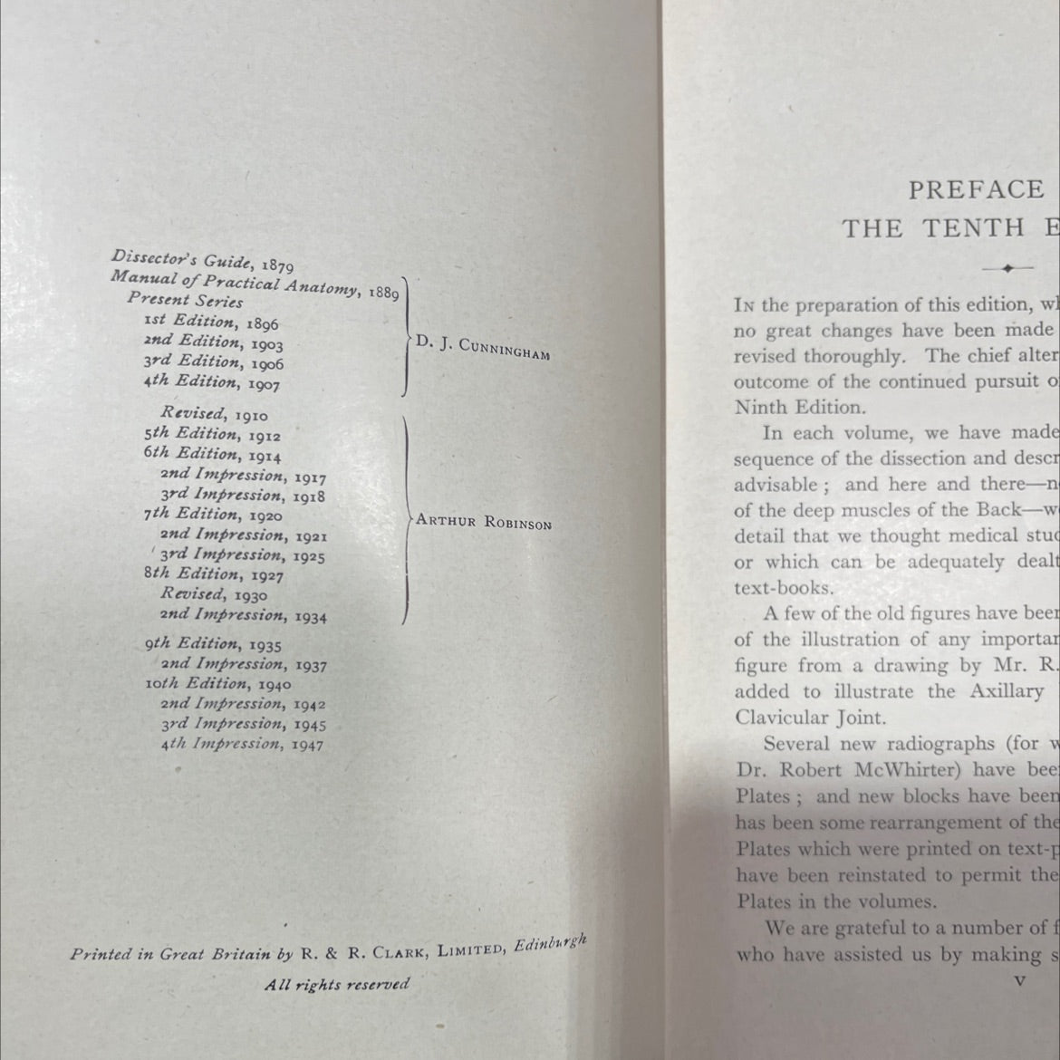 cunningham's manual of practical anatomy revised and edited by j. c. brash and e. b. jamieson tenth edition volume image 3