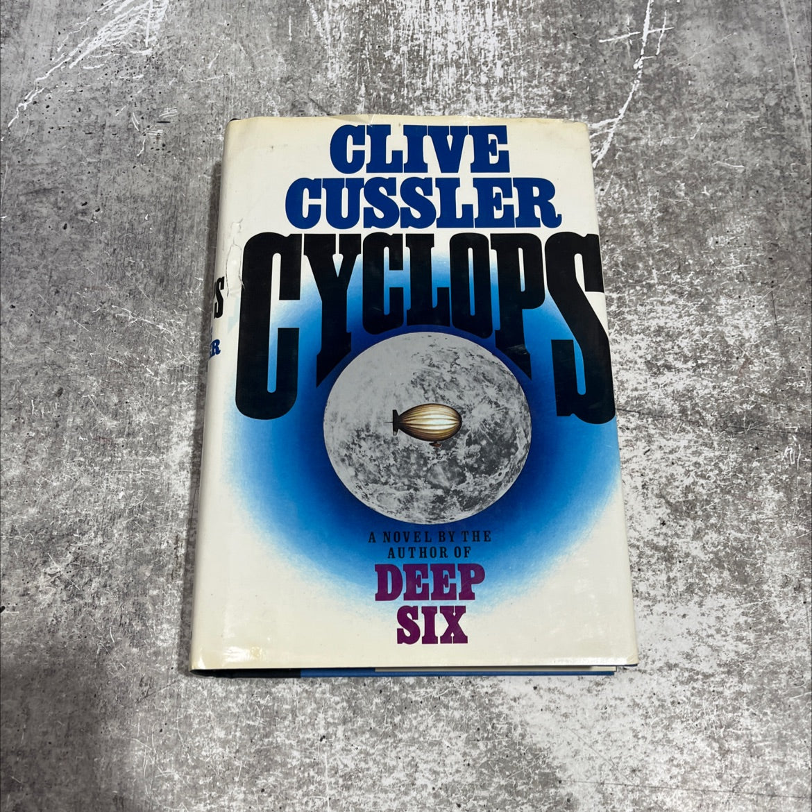 cyclops book, by clive cussler, 1986 Hardcover image 1