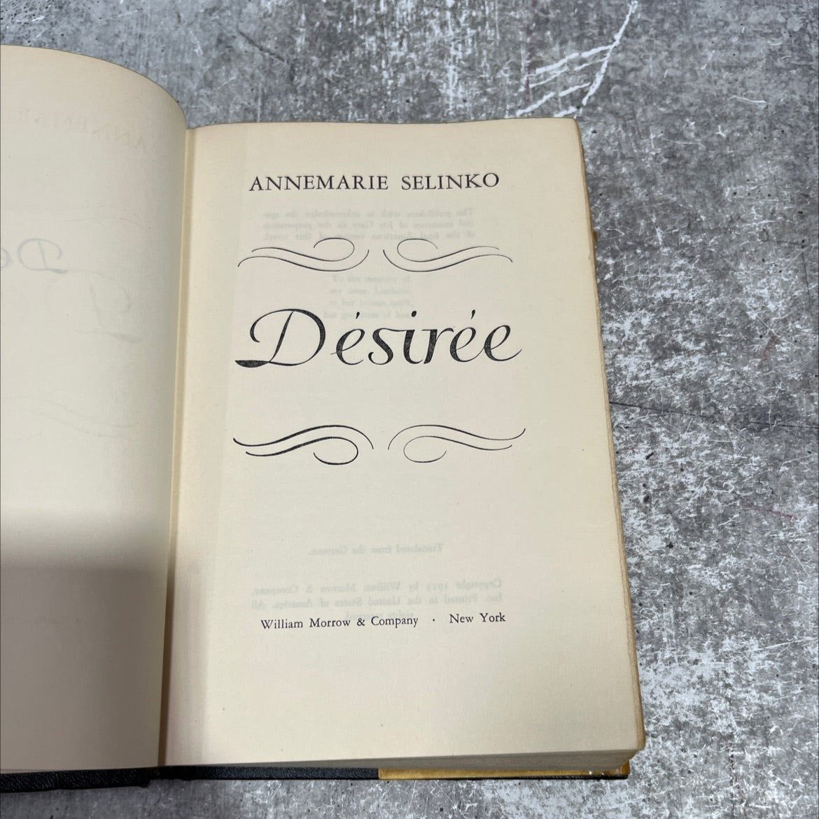 désirée book, by annemarie selinko, 1953 Hardcover image 2