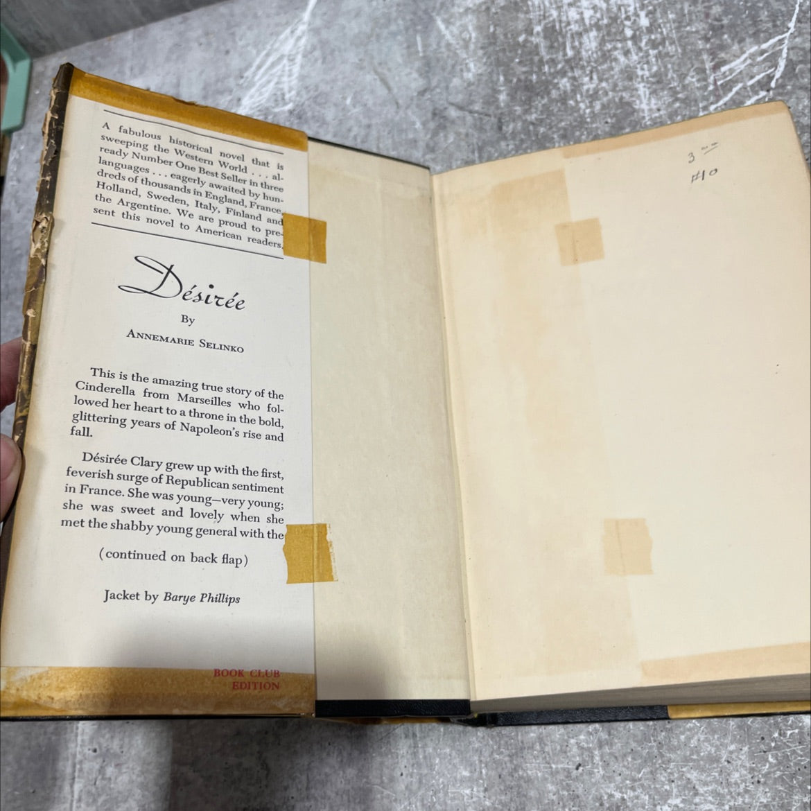 désirée book, by annemarie selinko, 1953 Hardcover image 4