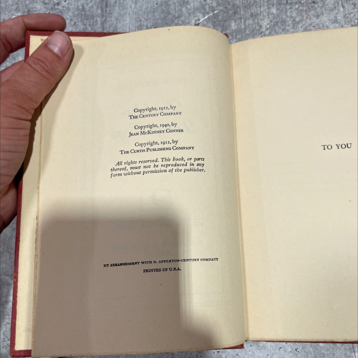 daddy-long-legs book, by jean webster, 1940 Hardcover image 3