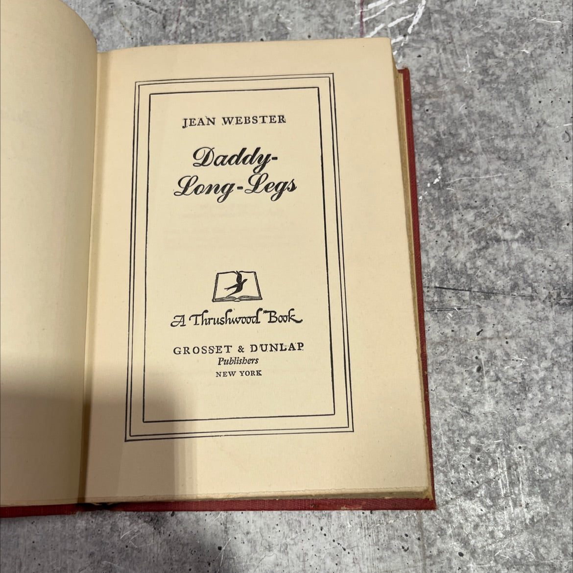 daddy-long-legs book, by jean webster, 1940 Hardcover image 2