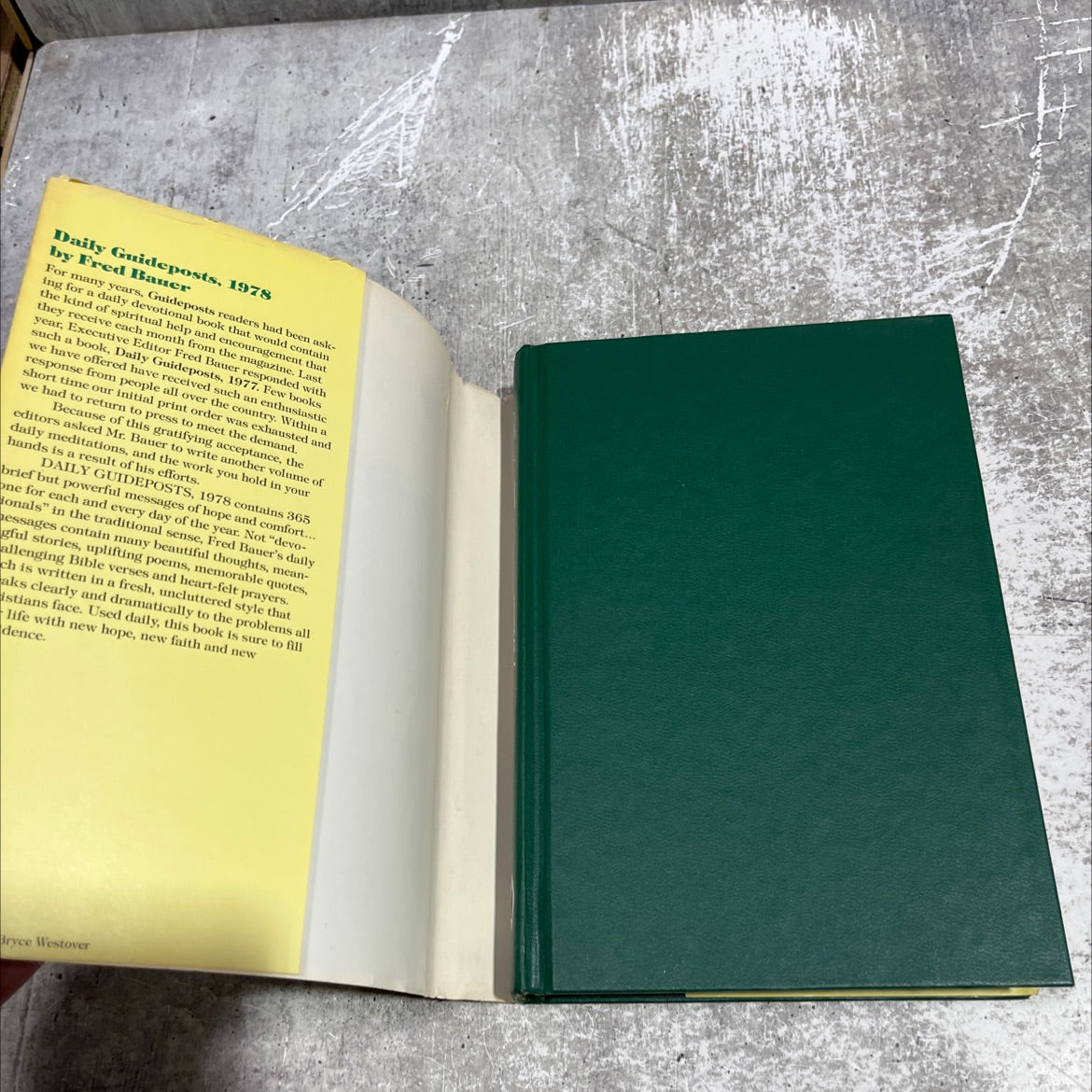 daily guideposts book, by fred bauer, 1978 Hardcover image 4