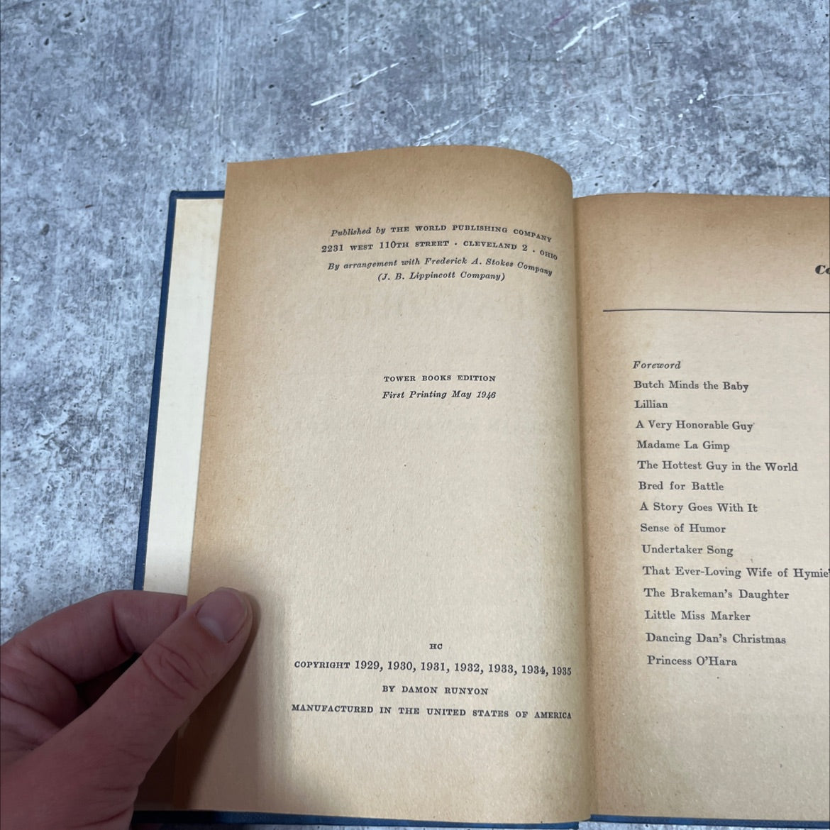 damon runyon favorites book, by damon runyon, 1946 Hardcover image 3