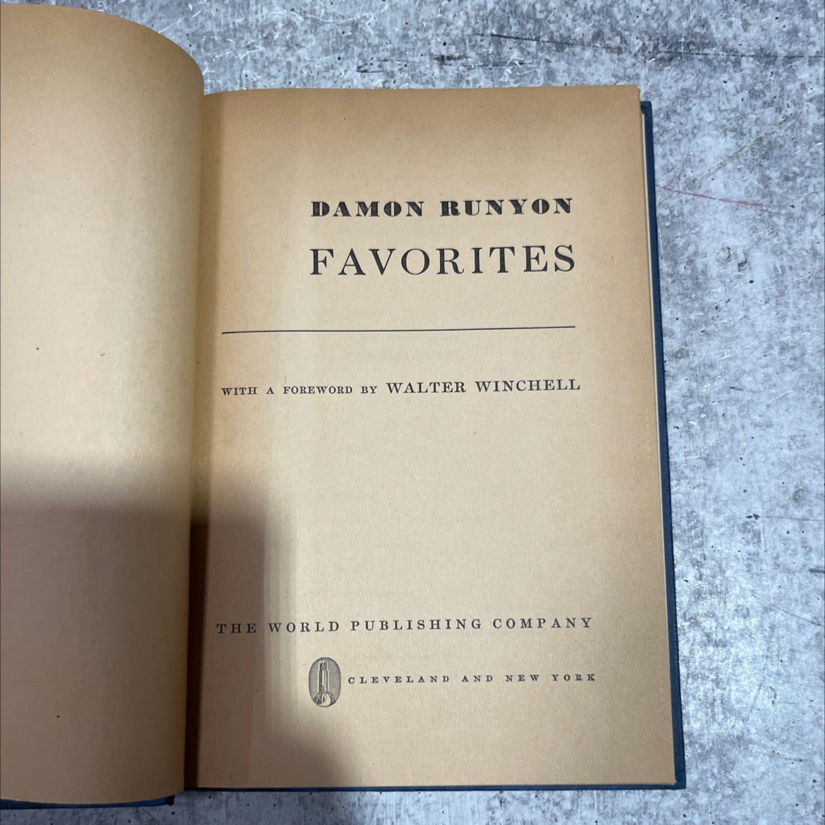 damon runyon favorites book, by damon runyon, 1946 Hardcover image 2
