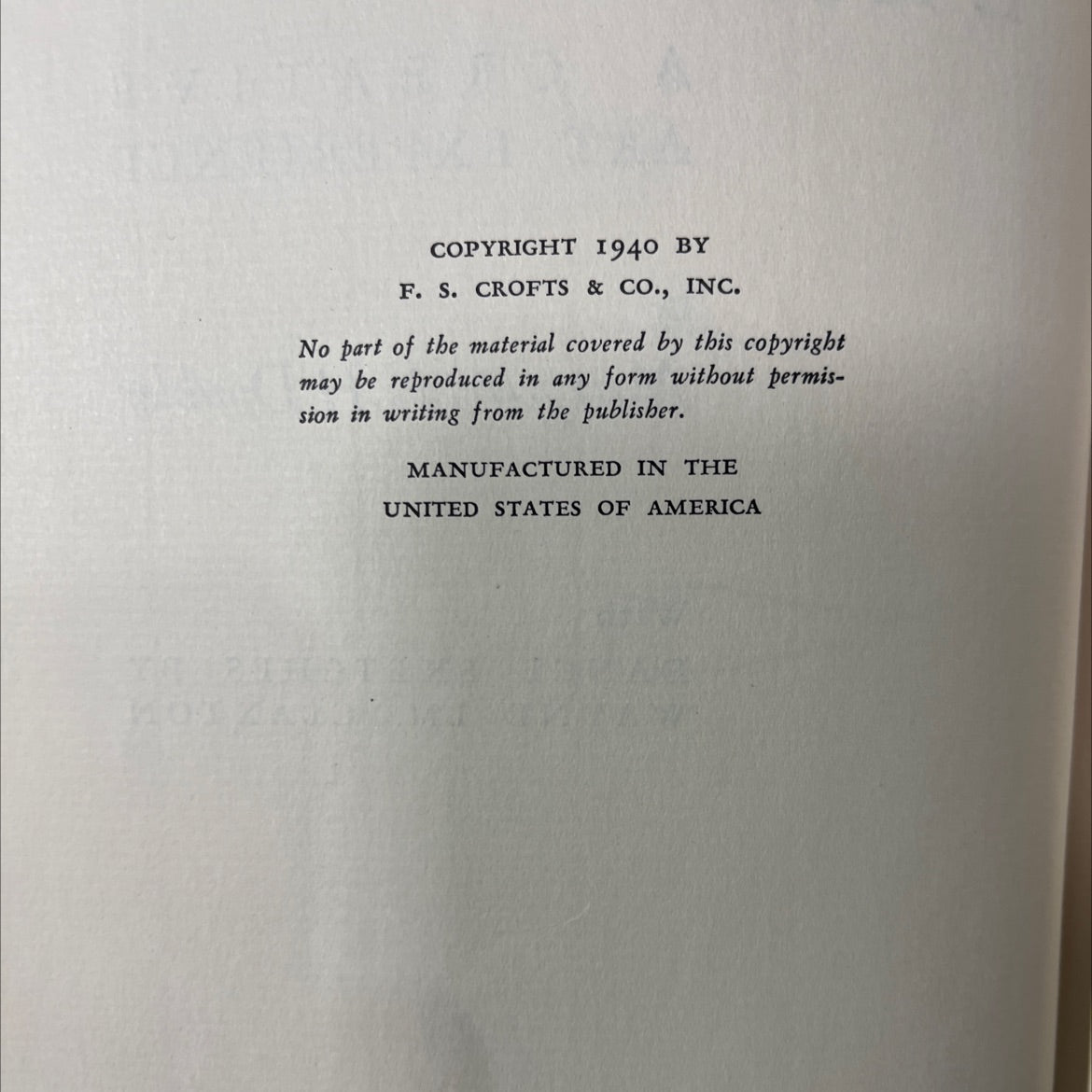 dance a creative art experience book, by margaret n.h'doubler, 1940 Hardcover image 3