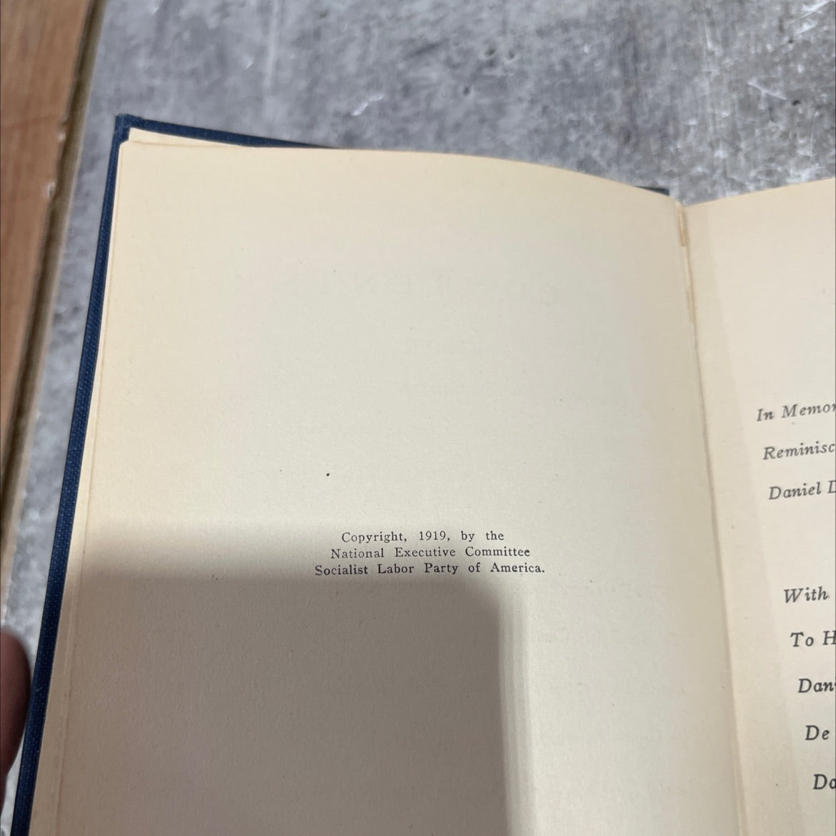 daniel de leon the man and his work a symposium illustrated book, by National Executive Committee Socialist Labor image 3