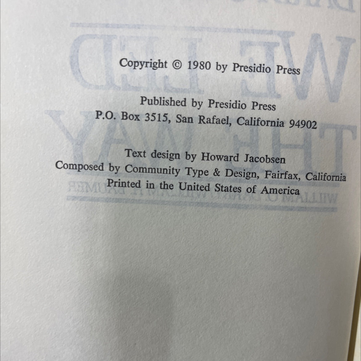 darby's rangers book, by william o. darby/william h. baumer, 1980 Hardcover image 3