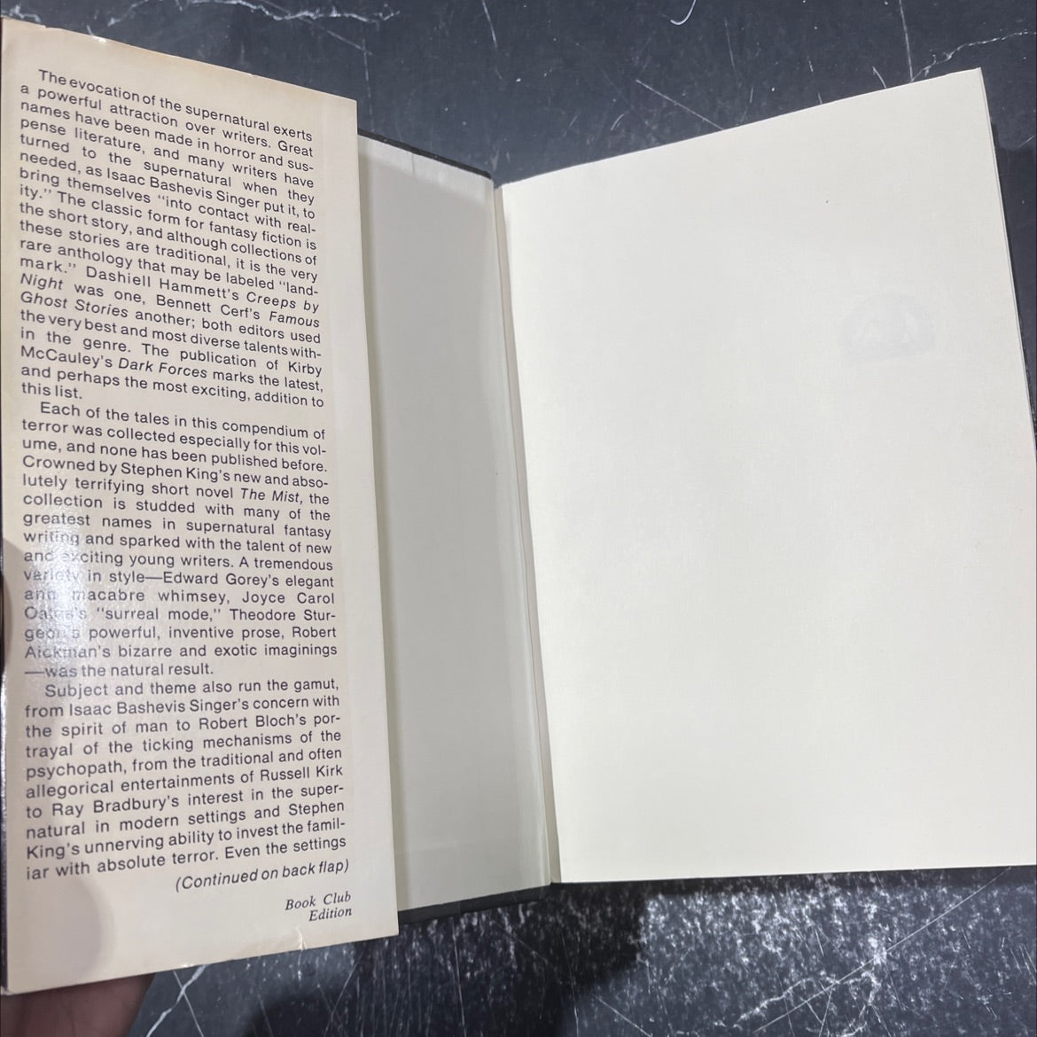 dark forces new stories of suspense and supernatural horror book, by Kirby McCauley, 1980 Hardcover image 4