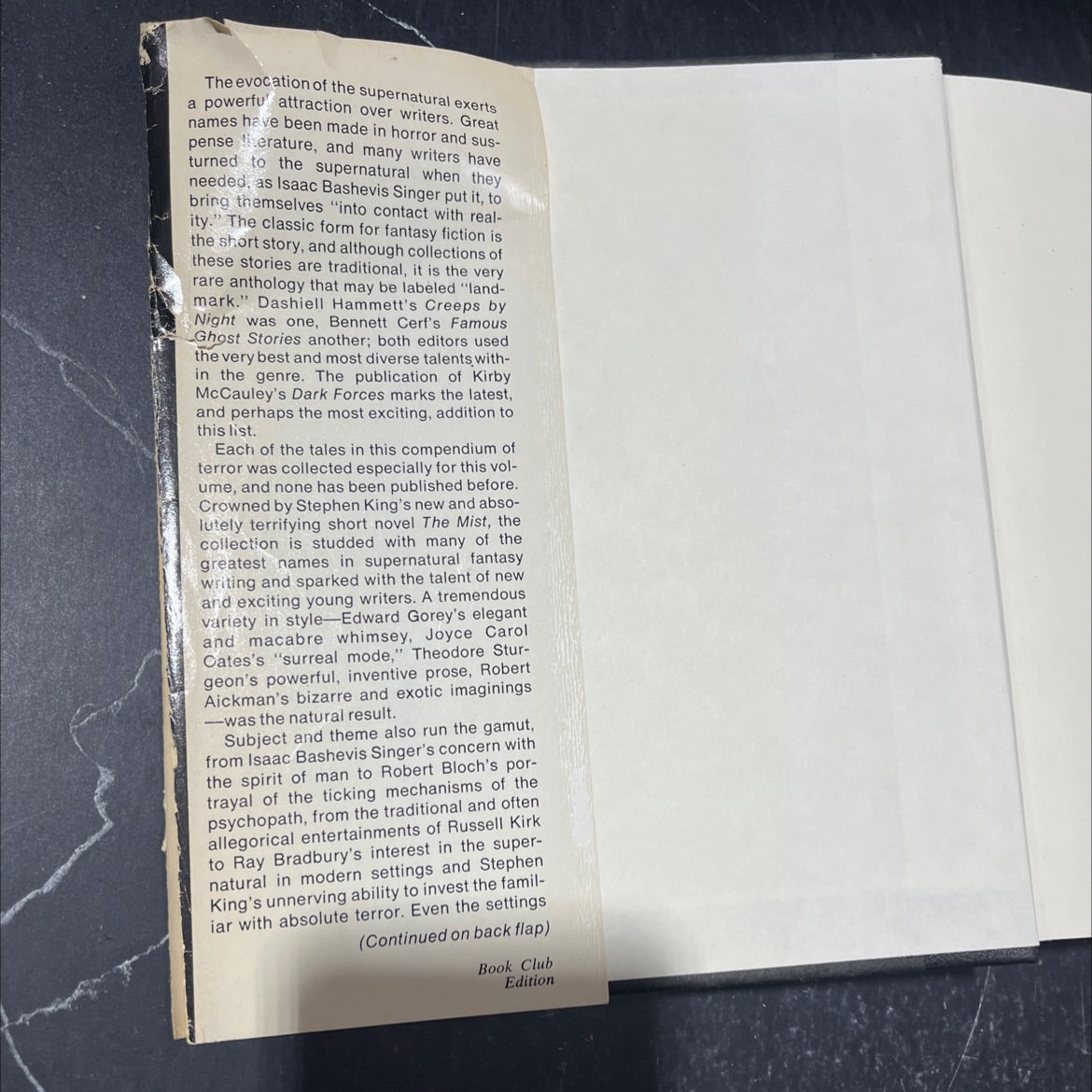 dark forces new stories of suspense and supernatural horror book, by kirby mccauley, 1980 Hardcover image 4