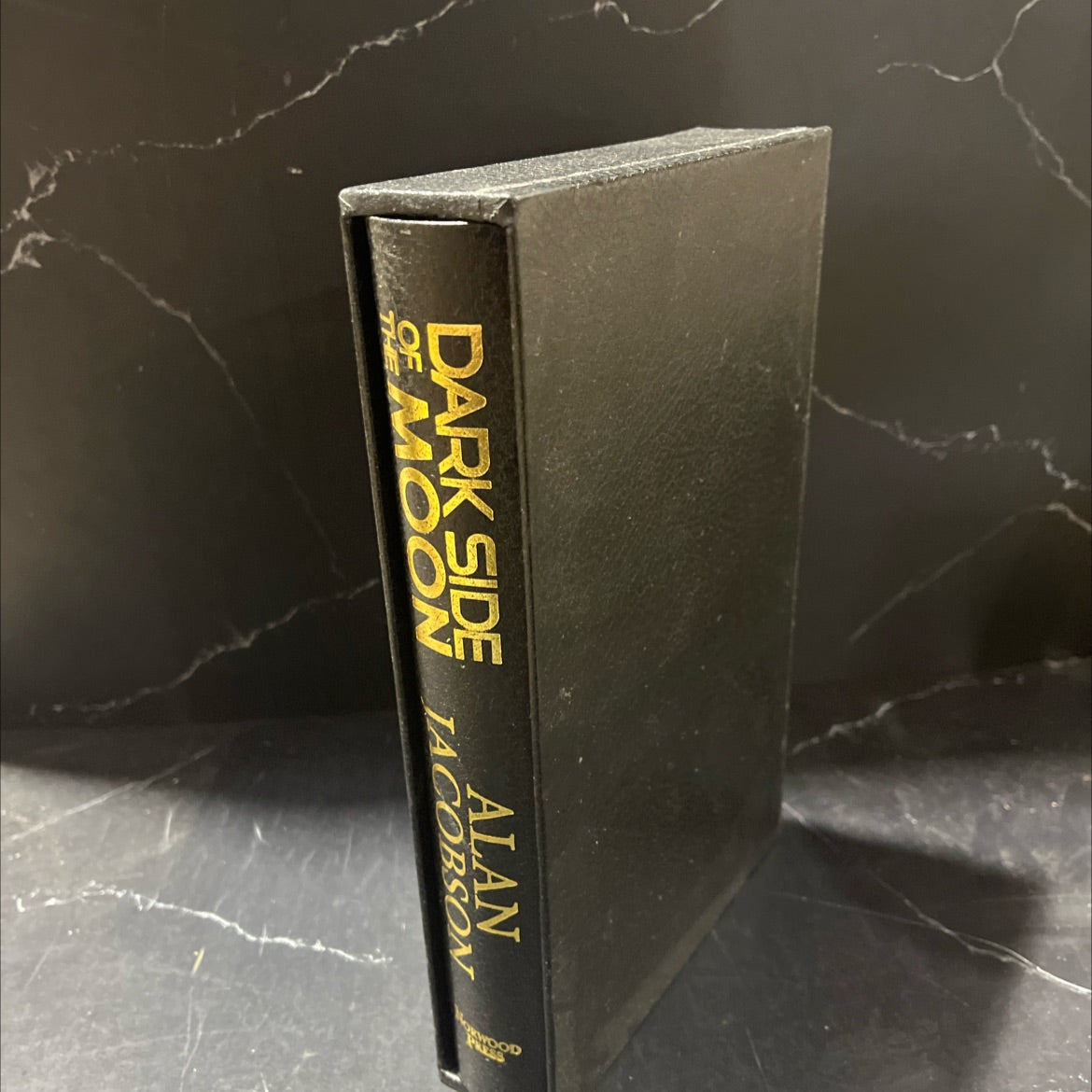 SIGNED dark side the moon of an opsig team black novel book, by alan jacobson, 2018 Leather, First Edition image 4