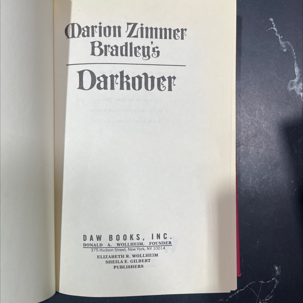 darkover landfall book, by marion zimmer bradley, 1993 Hardcover image 2
