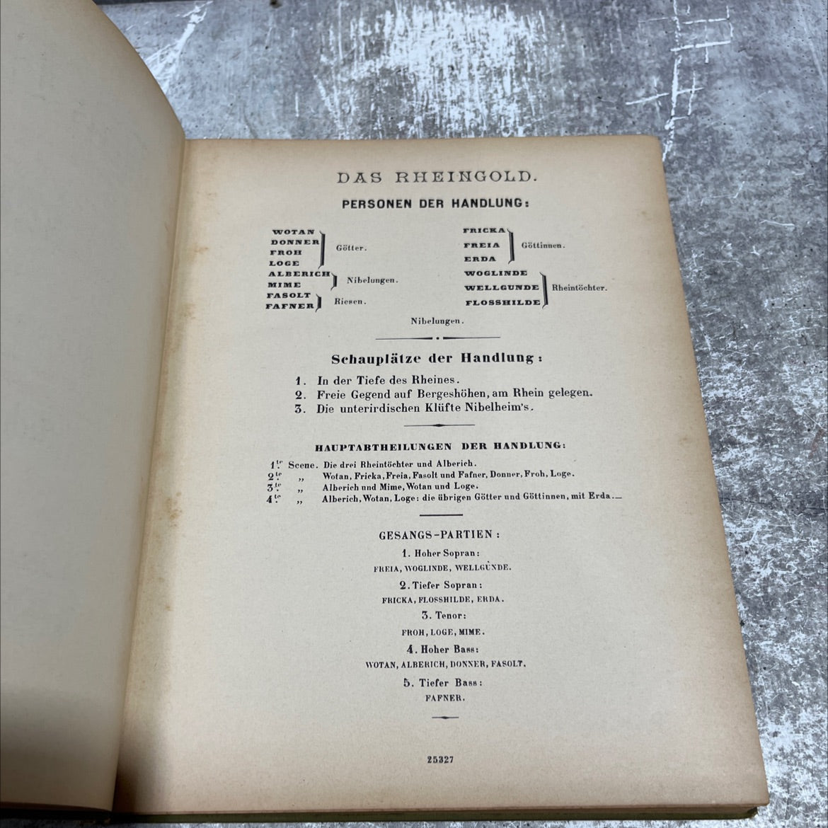 das rheingold book, by unknown, 1970 Hardcover image 2