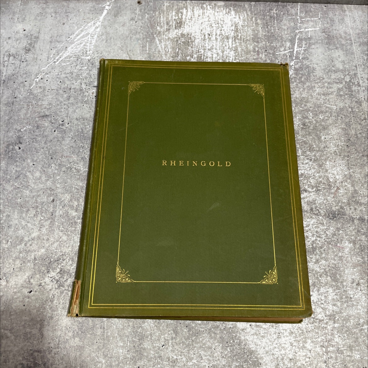 das rheingold book, by unknown, 1970 Hardcover image 1
