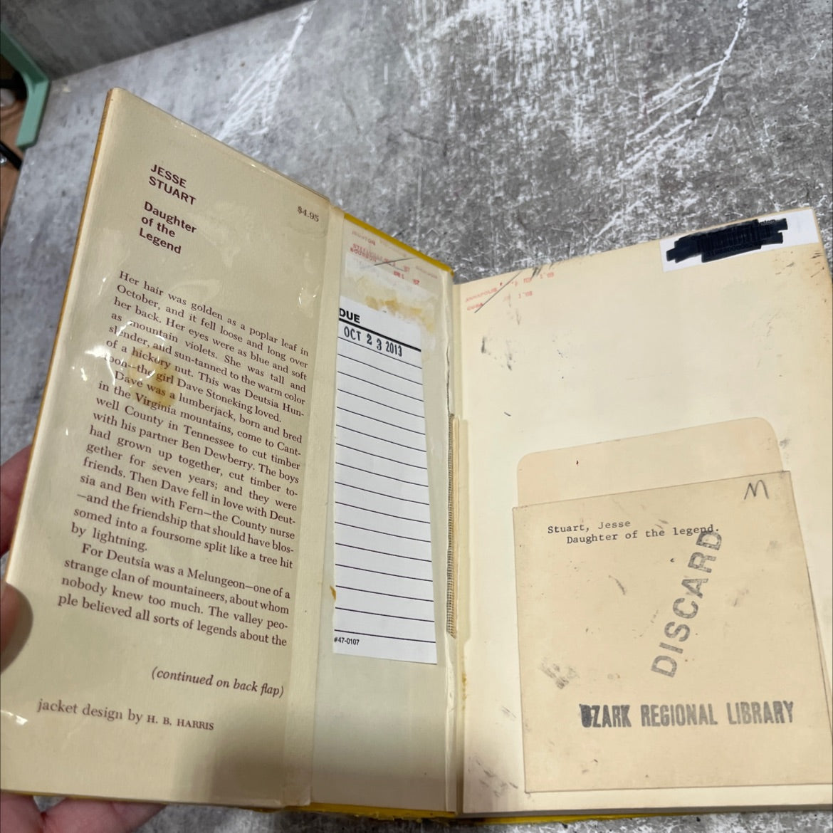 daughter of the legend book, by Jesse Stuart, 1965 Hardcover image 4