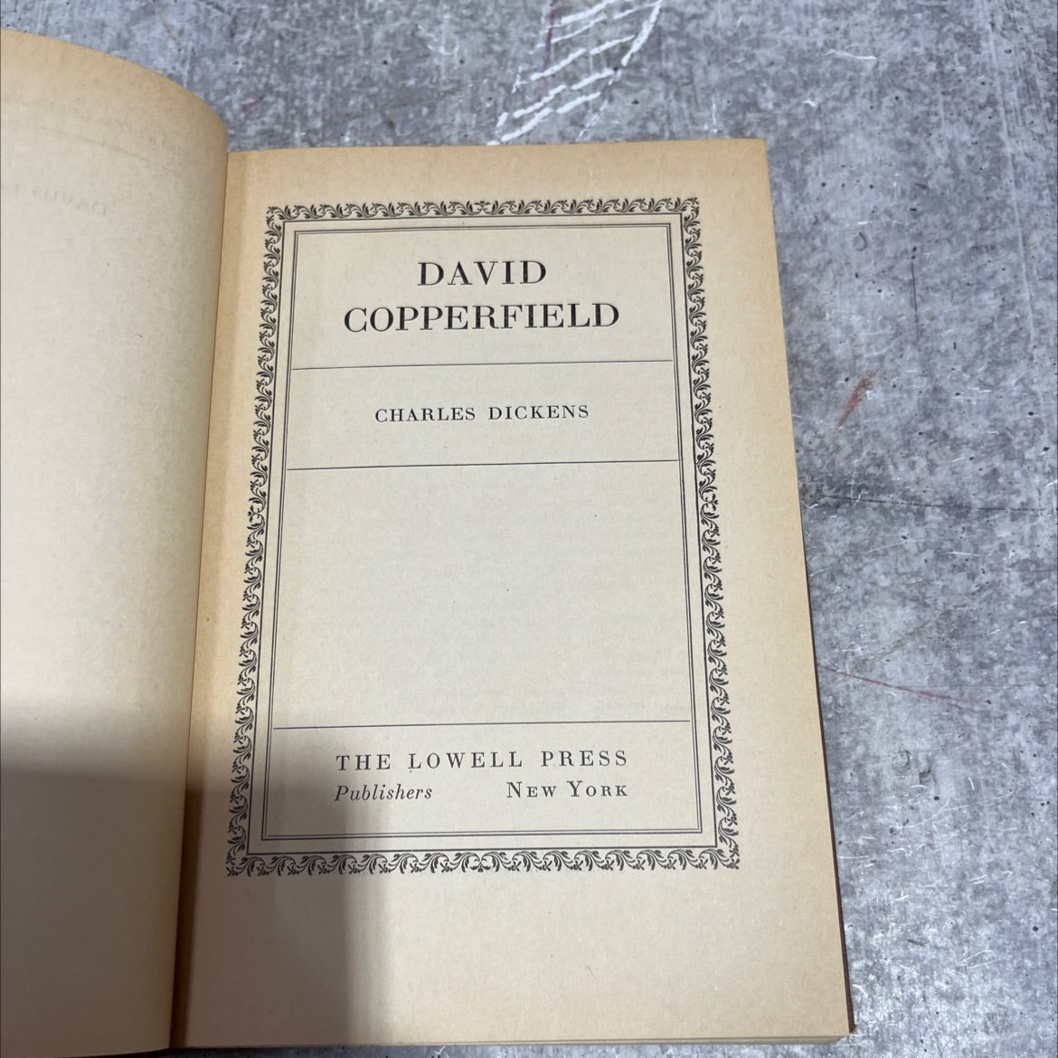 david copperfield book, by charles dickens, 1970 Hardcover image 2