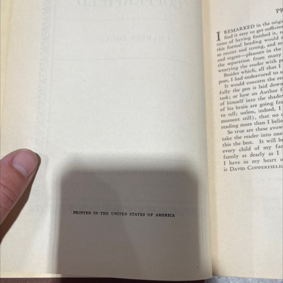 david copperfield book, by charles dickens, 1970 Hardcover image 3