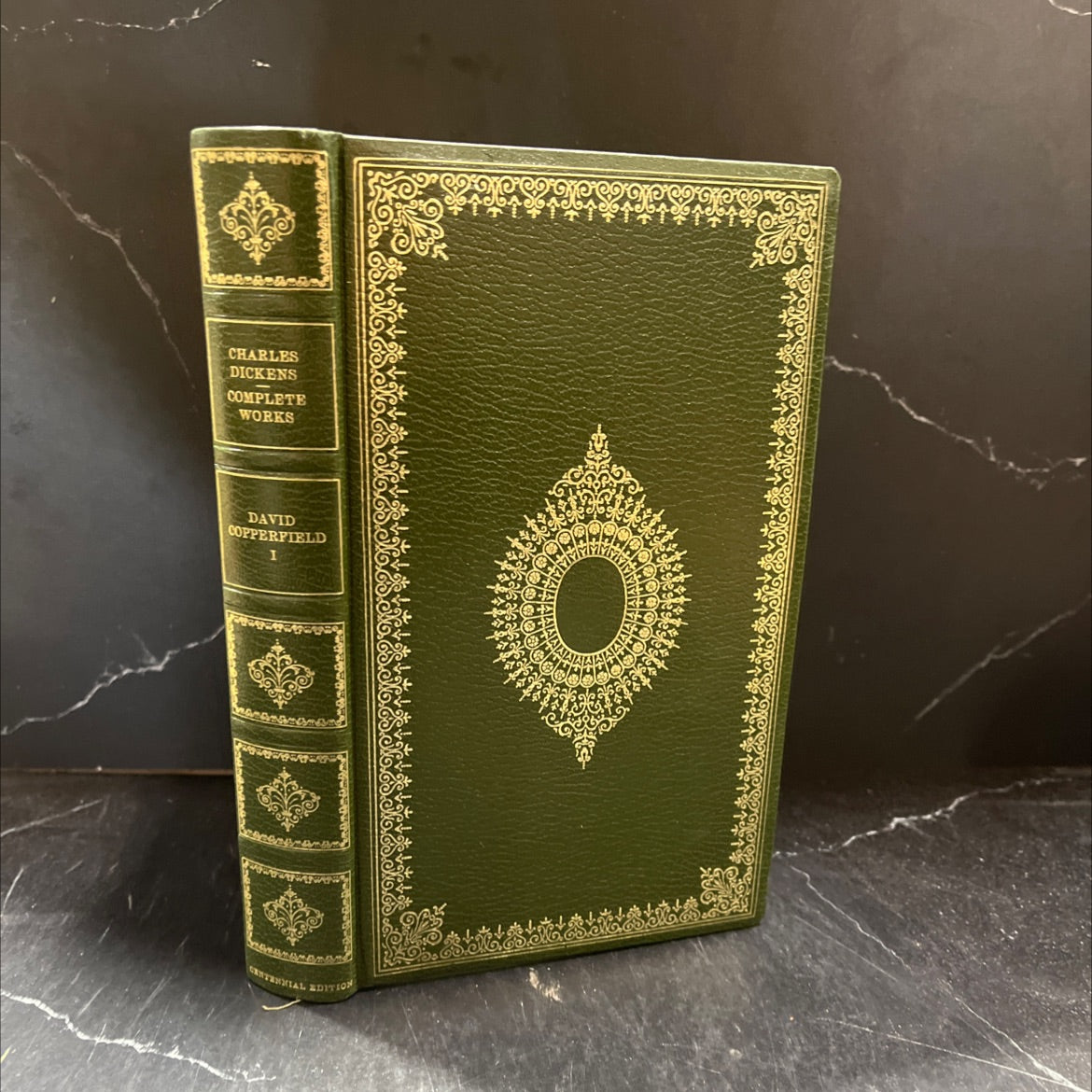 david copperfield book, by charles dickens, 1970 Leather image 1