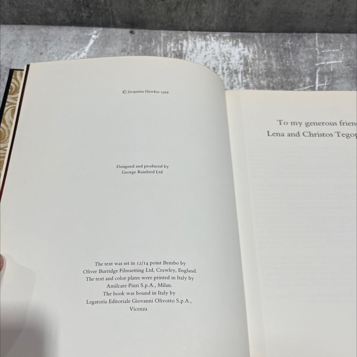 dawn of the gods book, by Jacquetta Hawkes, 1968 Hardcover image 3