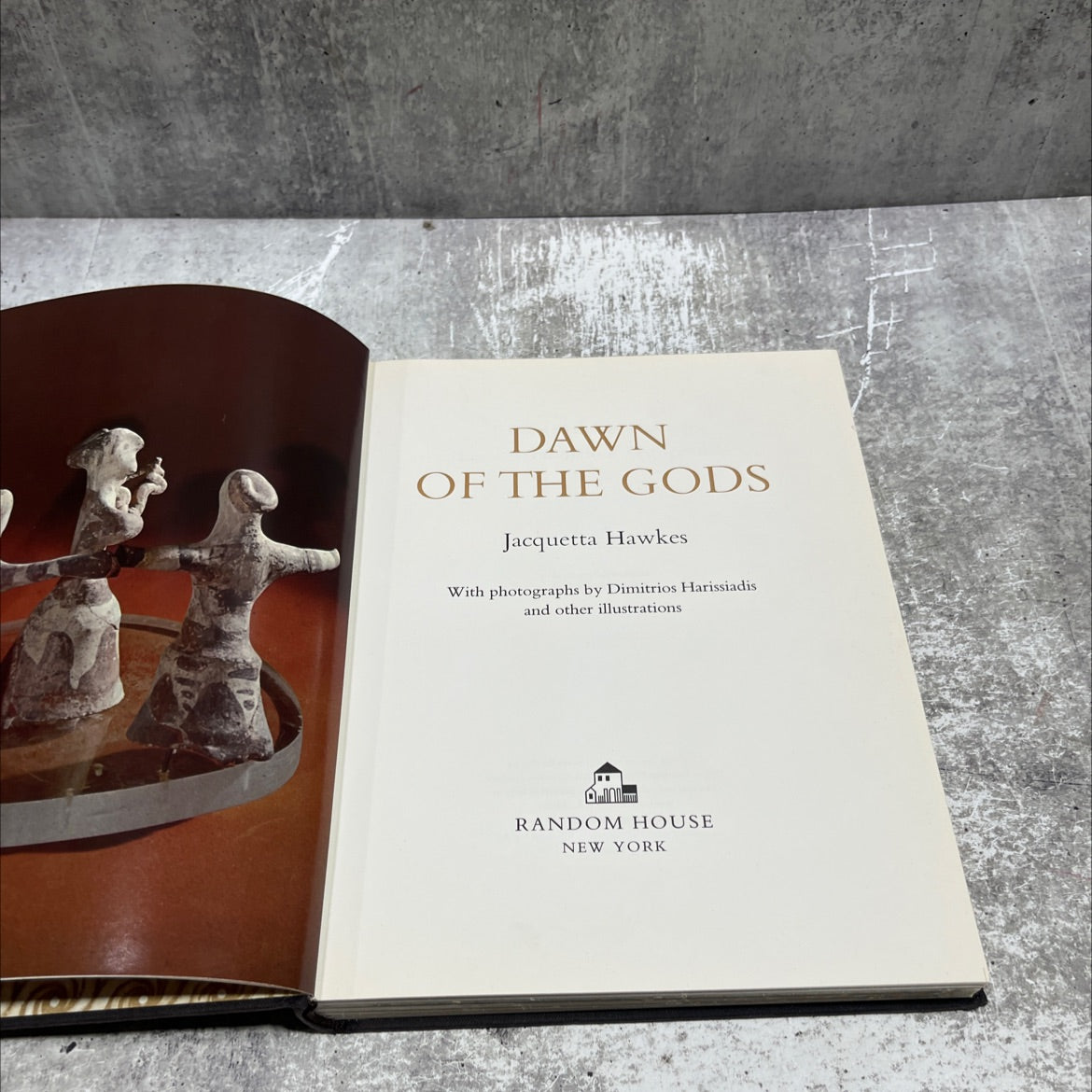 dawn of the gods book, by Jacquetta Hawkes, 1968 Hardcover image 2