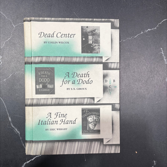 dead center book, by collin wilcox, 1992 Hardcover image 1