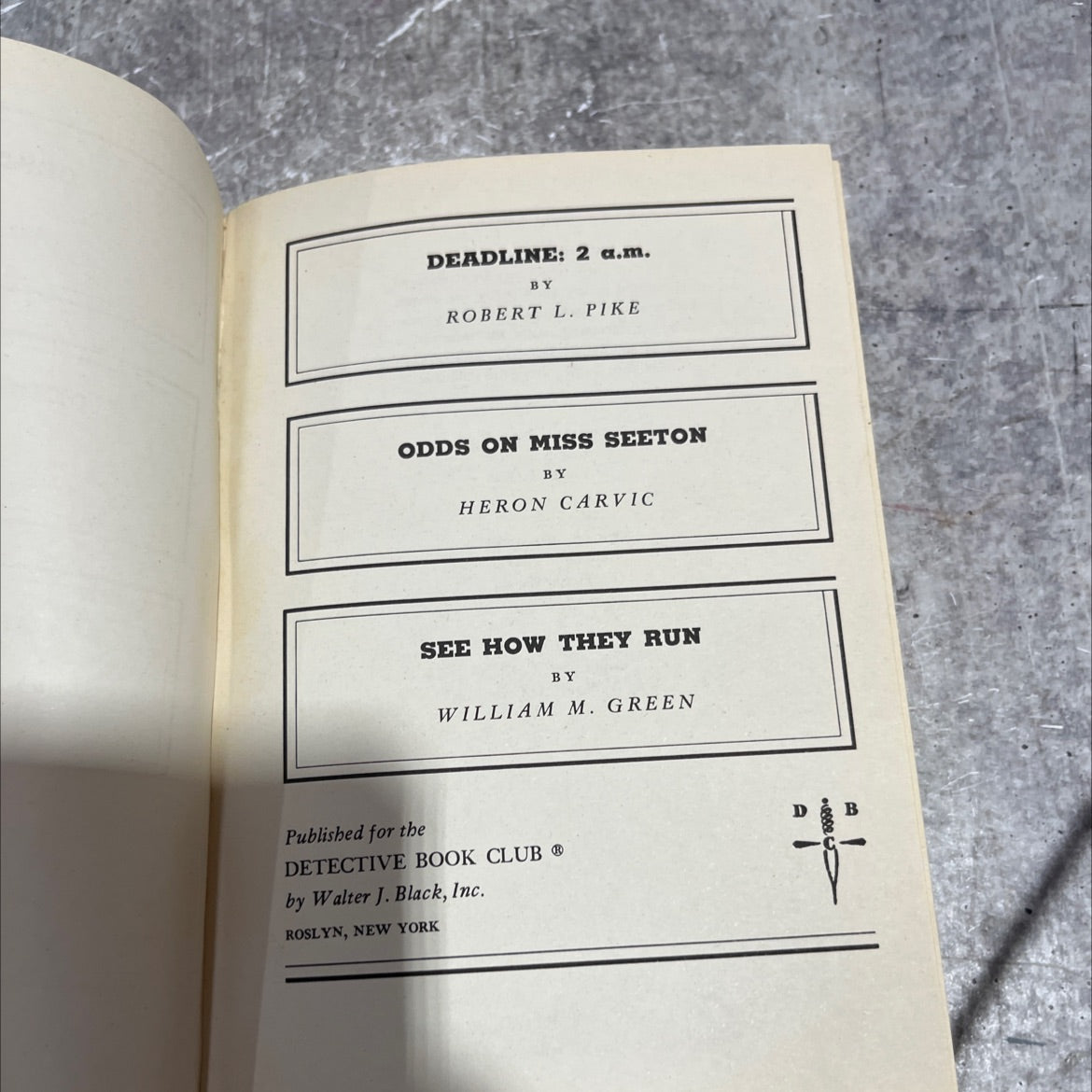 deadline: 2 a.m. book, by robert l. fish, 1976 Hardcover image 2
