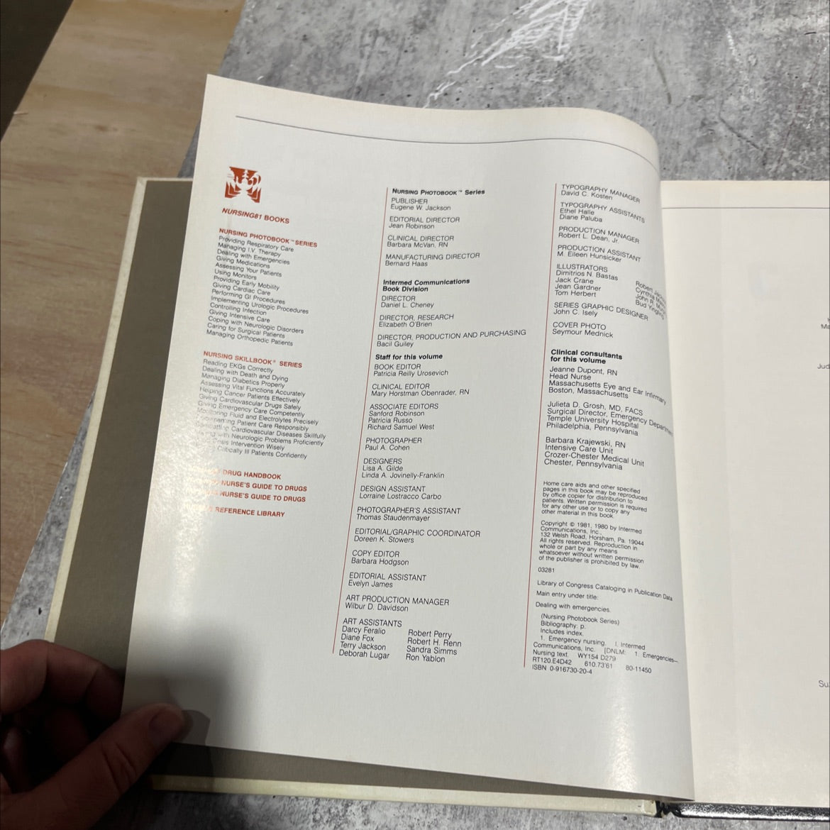 dealing with emergencies book, by unknown, 1981 Hardcover image 3